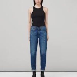 Rag & Bone Rosa Boyfriend Jeans (Ash) 26